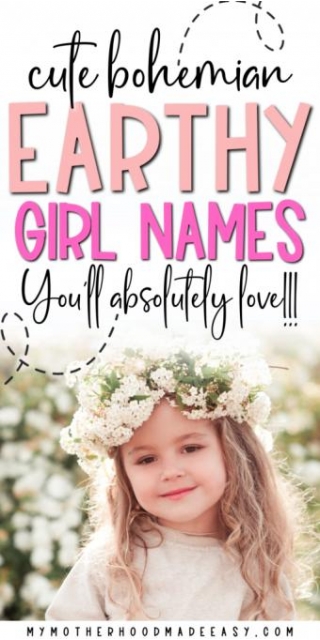 222+ Boho Earthy Baby Girl Names For Your Flower Child