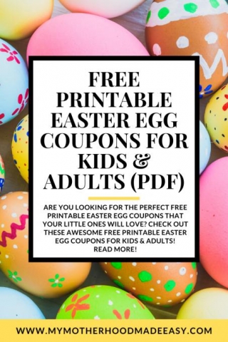 Free Printable Easter Egg Coupons For Kids & Adults (PDF)