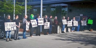 Vigil Outside Burien City Hall Honors Homeless Who Have Died In Burien