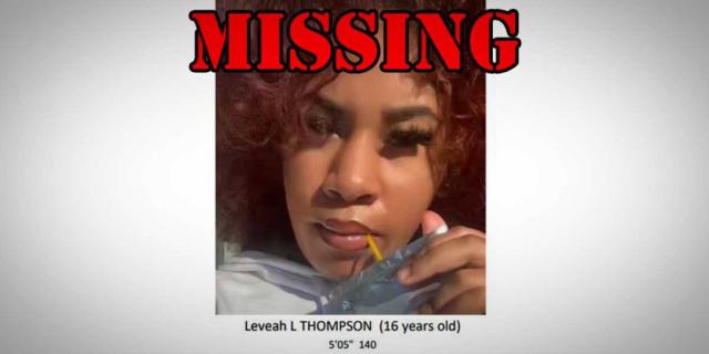 MISSING: Have you seen Leveah L. Thompson? 16-year-old has been missing from Des Moines since October