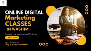 Empowering Digital Futures: Online Digital Marketing Classes In Washim With PooInfotech