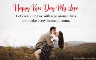 Happy Kiss Day Messages For Husband Wife