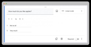 How To Use Linear Scale Questions In Google Forms