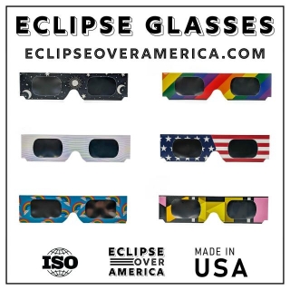 Eclipse Over America Offering Pickup Points For Solar Glasses In TX & IN