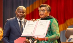 Judith Suminwa Tuluka Sworn In As First Female Prime Minister Of The DRC