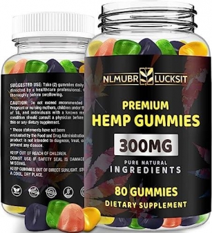 Premium Hemp Gummies Advanced Extra Strength – Hemp Oil Infused Gummy Supplement Adults – Low Sugar Made In USA
