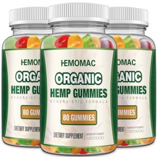 Organic Hemp GummiesExtra Strength Organic Hemp High Potency Pure Hemp Oil Advanced – Grown In USA, Vegan, Non-GMO, For Adults Made In USA (3 Packs)