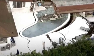 Landslide Damages Homes, Destroys Swimming Pool In California