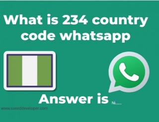 What Is 234 Country Code Whatsapp