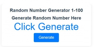 Random Number Generator 1-100 : Random Numbers Generate With This Tool