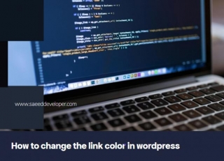 How To Change The Link Color In Wordpress