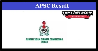 APSC Junior Manager Result 2024 Check Www.apsc.nic.in