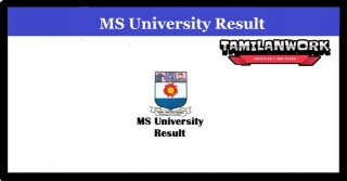 MSU Revaluation Result 2024, Check Www.msuniv.ac.in