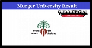 Munger University Result 2024  Check Mungeruniversity.ac.in