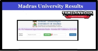 Madras University Result 2024, Check Www.unom.ac.in