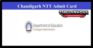 Chandigarh NTT Admit Card 2024 Download Chdeducation.gov.in