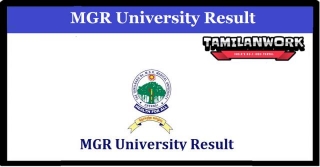 TNMGRMU B.Sc Results 2024 Check Tnmgrmu.ac.in B.Sc Result