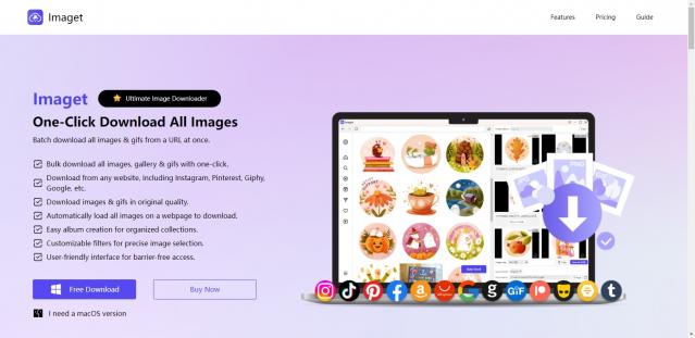 How to Bulk Download Images on Computer with Imaget?