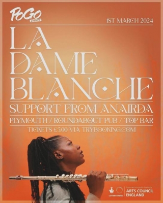 La Dame Blanche In Plymouth, With Support By Anairda