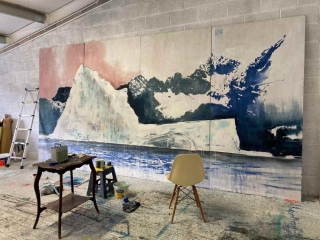 The Melt | Giant Iceberg Paintings To Float On Water In South Devon