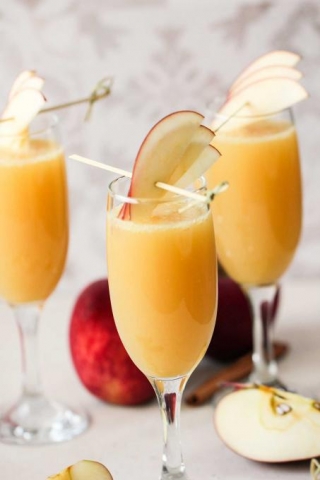 Apple Mimosa Mocktail Recipe