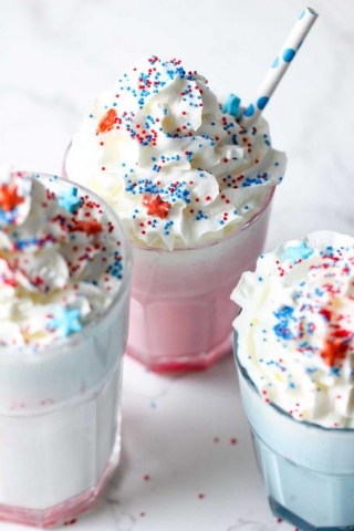 4th Of July Milkshake Recipe