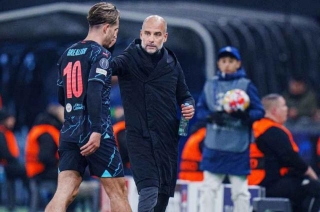 Pep Guardiola, Manager Of Manchester City, Provides An Update On The Injuries Of Jack Grealish And Bernado Silva