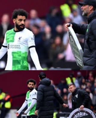 Jurgen Klopp And Mohamed Salah Involved In Serious Argument After Liverpool Star Was Dropped For Draw At West Ham