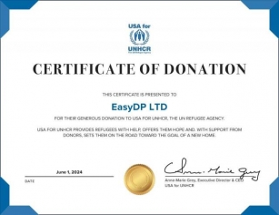EasyDP LTD (easydp.org) Contributes Its Efforts To Building World Peace