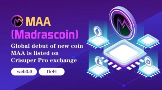 Madrascoin (MAA) Listed On The Leading Global Cryptocurrency Exchange Crisuper Pro