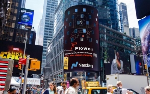 Trump Endorses Cryptocurrency as Flower’s Ad Debuts on Nasdaq Screen