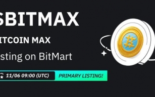 BITCOIN MAX ($BITMAX), a Decentralized Crypto Payment Solution, to List on BitMart Exchange