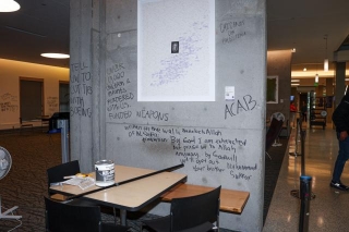 HUB Re-opened To Students Following Sit-in, Extensive Vandalism Within