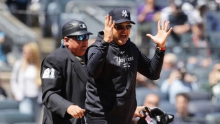WATCH: Yankees Skipper Aaron Boone Gets Wrongfully Ejected After A Fan Yells At Umpire In A Bizarre Call!