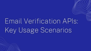 12 Steps To Find The Perfect API To Verify Email Address