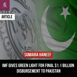 IMF Gives Green Light For Final $1.1 Billion Disbursement To Pakistan