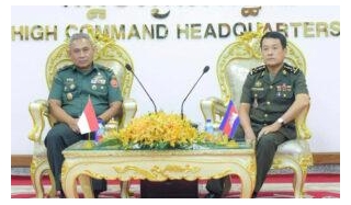 RCAF Chief Meets Indonesian Army Delegation