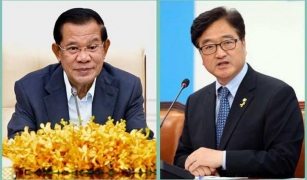 Hun Sen Congratulates New South Korean NA Speaker