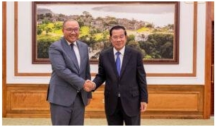 Cambodian Senate President Receives Ambassadors Of Indonesia And Cuba