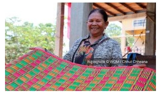 “Red Mat” Weaving, A Tradition Of People In Bek Chan Village, Kampong Chhnang Province