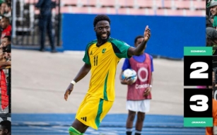 Reggae Boyz Battles For 3-2 Victory Over Dominica In World Cup Qualifier