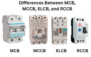 What Is The Difference Between MCB, MCCB, ELCB And RCCB?