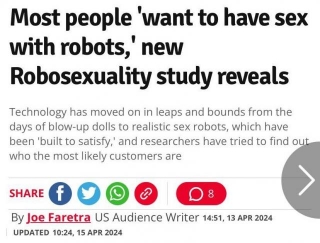 How About Having Sex With A Robot?