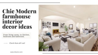 28 Chic Modern Farmhouse Interior Decor Ideas