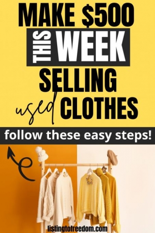 Make $500 This Week Flipping Used Clothes