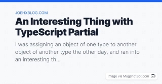 An Interesting Thing With TypeScript Partial