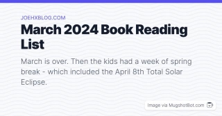 March 2024 Book Reading List