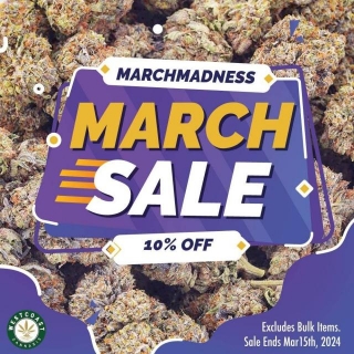 West Coast Cannabis March Madness Save 10% Off Store Wide!