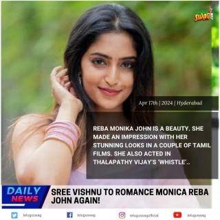 Sree Vishnu To Romance Monica Reba John Again!