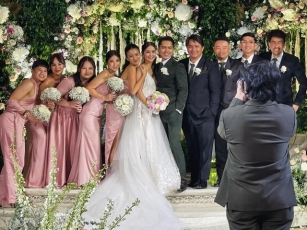 Belle Mariano, Alexa Ilacad, Other Celebrities Make Up Charlie Dizon And Carlo Aquino’s Wedding Entourage
